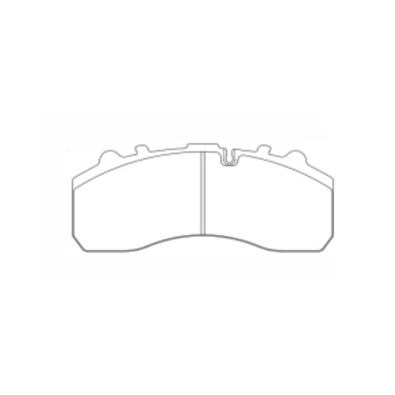 Brzdová destička nákladních automobilů 29087/29105/29106/29108/29109/29163/29179/29201/29202 pro BPW,DAF